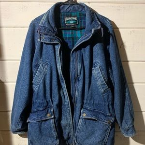 Vintage Pacific Trail Denim Jacket Large